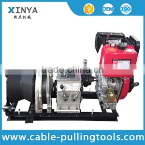 Winch Manufacturer 5 Tons Cable Winch Diesel Engine for Power Construction thumbnail-1