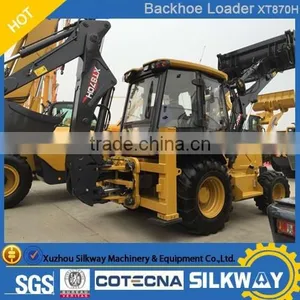 XT870H Mini Wheel Loader With Backhoe Attachment for Sale, Small Backhoe Loader for Sale thumbnail-2