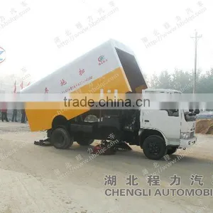 Dongfeng 100hps Broom Sweepers Truck for Sale thumbnail-1