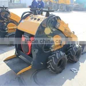 Hot Sale W720/W720T Mini Skid Steer Loader Hy380 B&S Engine,23hp thumbnail-1