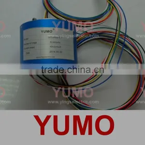 SR3899-6P 6 Circuits Carbon Brushes Alternator Slip Ring Motor Capsule Slip Ring Connector Electrical Swivel Slip Ring thumbnail-1