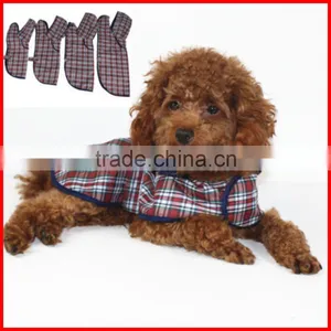 Pet Dog Raincoat Jacket Vest Puppy Dog Cat Waterproof Rain Coat Plaid Cloaks thumbnail-1