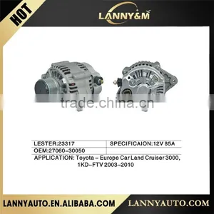 27060-30050 Auto Parts 12V 85A Alternator for Toyota LESTER:23317 thumbnail-1