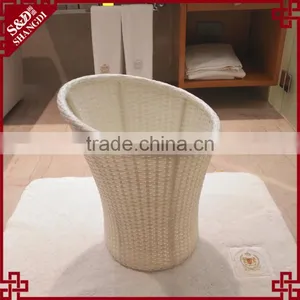 Functional Large Capability Durable Rattan Craft Laundry Basket for Hotel thumbnail-1