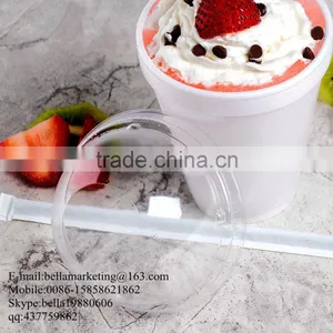 Disposable Clear Plastic Dome Lids for 12,14 ,16,20,24 oz Paper Cup thumbnail-1