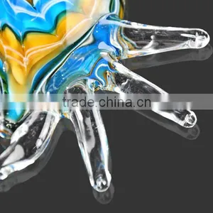 Hand Made Small Home Decorative Blue Crabs Sculpture thumbnail-2