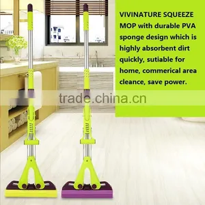 PVA Sponge Twist Cleaning Mop With Super Absorbent Sponge Head Stick thumbnail-4
