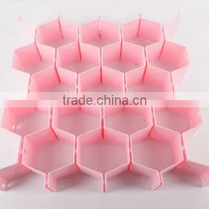 Plastic Foldable Storage Box Cellular Drawer Grid thumbnail-1