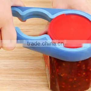 CY130 Slip Resistant Grip Sturdy Multipurpose Kitchen Tool Jar Bottle Can Opener thumbnail-1