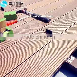 Top Quality Solid Wpc Eco Deck, Wpc Crack-resistant Decking, Composite Decking Solid thumbnail-2