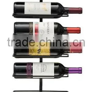 6 Bottles Wall Mount Wine Display Rack thumbnail-5
