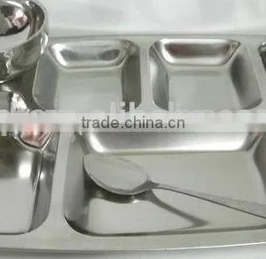 Stainless Steel Fast Food Dinner Plate thumbnail-3