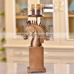 Wholesale Retro Resin Horse Head Candle Holders for Wedding thumbnail-4