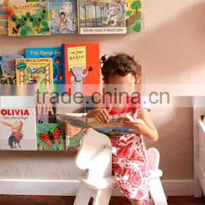 China Facrory Acrylic Kindergarten Kids Movable Learning Bookshelf thumbnail-4