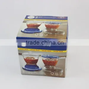 Food Grade Microwave Pots/Set of 2 Microwave Bowl With Lid thumbnail-2