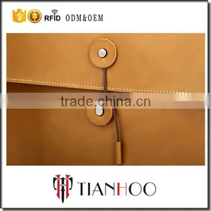 Personalised Women Leather Envelope Clutch Bag Custom Hand Bags thumbnail-4