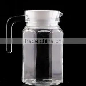 Hot Summer 0.5L Transparent High Clear Water Octagonal Glass Pot thumbnail-1