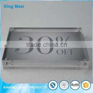 2017 Clear Transparent Acrylic Product Sign Board thumbnail-5