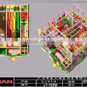 Indoor Playground Naughty Castle Amusement Park Equipments Amusement Park Naughty Caslte Kid's Playing Center thumbnail-1