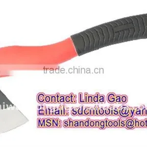 OEM Orders Top Quality Cheapest Forged Hand Tools A613 Axe With Half Plastic Coating Handle thumbnail-1