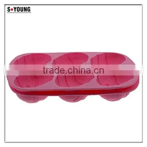 11035 Christmas Series Silicone Baking Moulds,cookie Moulds,egg Shaped Silicone Cake Mould thumbnail-5