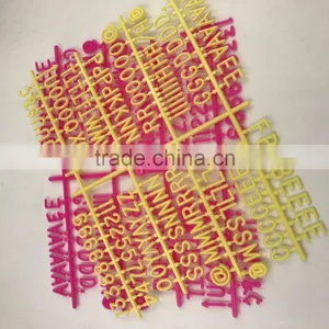 Custom Colorful Plastic Letters for Felt Letterboard thumbnail-5
