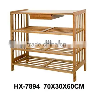 2015 Cheap Hot Selling Wooden Bamboo Shoe Racks thumbnail-1