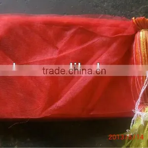 PE Monofilament Net Bag With Drawstring ,vegetable Plastic Netting Bags thumbnail-1