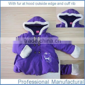 High Quality Children Fancy Winter Coat for Wholesale thumbnail-2