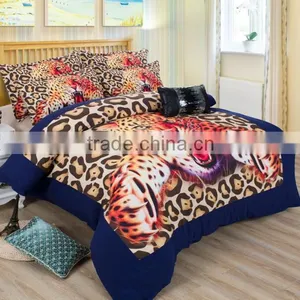 Cotton Fabric Yarn Dyed Digital Textile Printing Home Comforter Cheap Flat Sheets thumbnail-3