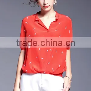 Custom Short Leeve Loose New Fashion Pattern Shirts Lowest Price thumbnail-3