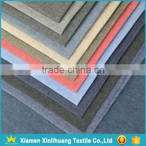 Best Price Wholesale Yarn Dyed 100% Cotton Chambray Fabric thumbnail-1