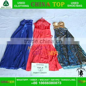 Cheap Italy Style Party Evening Wedding Dress Free Used Clothes,container of Used Clothes thumbnail-2