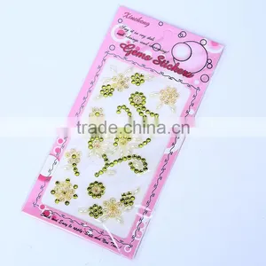 Custom Mixed Color Butterfl Rhinestone Jewelry Seal Rhinestone Acrylic Decoration Stickers thumbnail-4