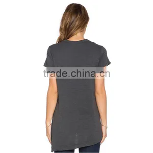 Quality Round Neck t Shirt Wholesale Plain Grey t Shirt Designing Online thumbnail-3