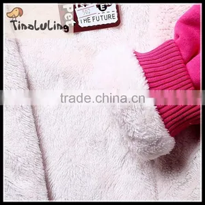 Kid Clothes Cartoon Coral Fleece Children's Jacket Girls Cute Red Fleece Jackets thumbnail-3