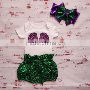 Fashion New Romper Children Colthes Mermaid Baby Girls Romper thumbnail-5