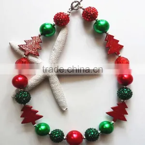 Wholesale Baby Girl's Necklace Handmade Plastic Bead Cheap Plastic Bead Necklace for Children thumbnail-6