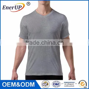 2017 High Quality Sweat Absorbing T-shirt Wholesale for Men White Body Fit Under T-shirt Dri Fit Sweat Proof T-shirt thumbnail-3