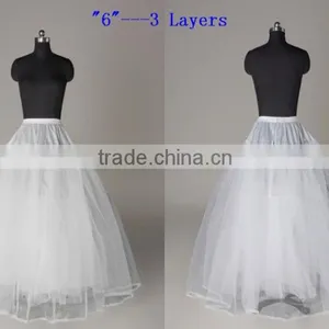 New Wedding Petticoat Bridal Hoop Hoopless Crinoline Fancy Skirt Prom Underskirt thumbnail-1