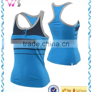 Sex Girls Gym Stringer Only Women Rib Sweat Tennis Sublimation Gym Tank Top thumbnail-1