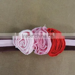Wholesale Baby Hair Bands Cotton Knitted Custom Cheap Baby Accessories Boutique Girls Hair Accessories Flower Girls Hairbands thumbnail-3