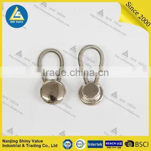 Designed for Overweight Metal Button Collar Extenders in High Tension With Beautiful Diamond Decorated thumbnail-3