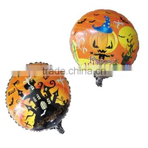 Aluminium Foil Balloon Pumpkin Black Orange Halloween Ghost Yiwu Balloons thumbnail-1