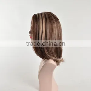 Large Stocks! Sexy Synthetic Wigs, Cheap Synthetic Cosplay Wigs, Short Dark Brown Cosplay Hair Wig thumbnail-3