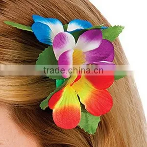 Hawaii Flower Necklaces Hula Lei Garland For Party Dance Plumeria Flower Lei Leaf Shape thumbnail-6