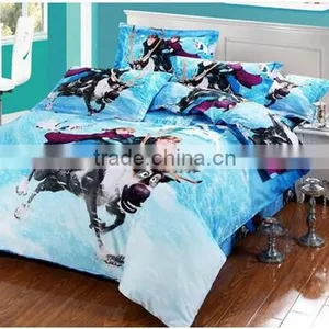 Wholesale Frozen Bedding Set for Kids Frozen Bedding Set of 4pcs for 1.5-1.8m King Beds thumbnail-2
