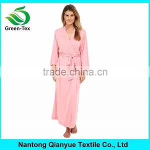 Long Sexy Robe Women's Modal Bath Robes Wholesale Bridesmaid Robe thumbnail-1