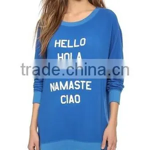 Vintage Inspired Top Stitched Women's Sweatshirt thumbnail-2