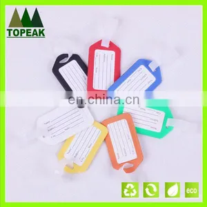 Popular Promotional Gifts With Client Logo Custom PVC Luggage Tag thumbnail-1
